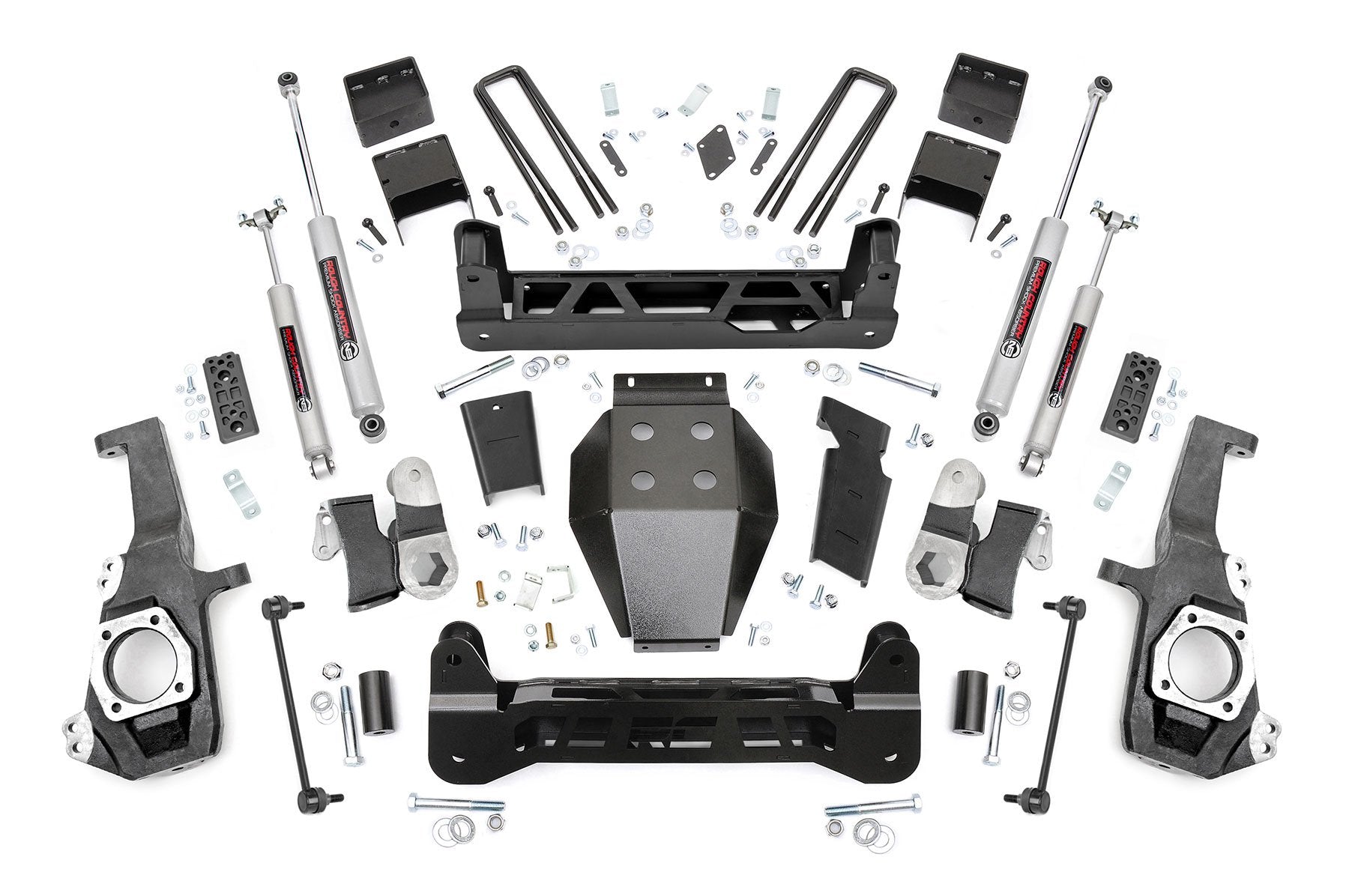 Rough Country 5 Inch Lift Kit | NTD | w/ Overloads | Chevy/GMC 2500HD/3500HD (20-26)