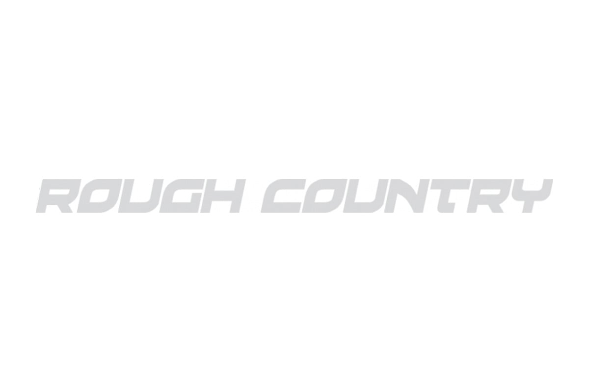 Rough Country Rough Country Decal | 1/2 Inch x 8 Inch | Gray
