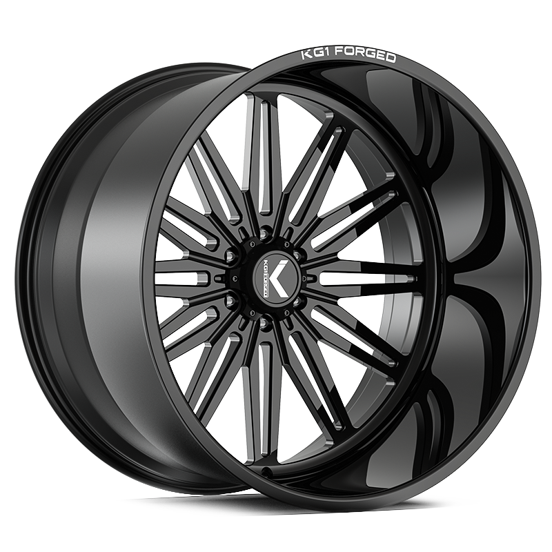 KG1 GUILTTRIP-D CUSTOM WHEEL GLOSS BLACK MILLED