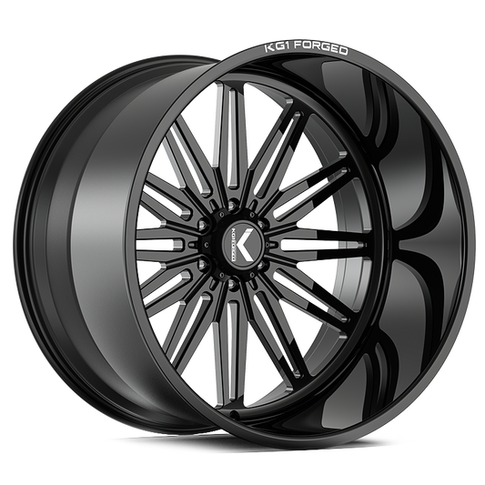 KG1 GUILTTRIP-D CUSTOM WHEEL GLOSS BLACK MILLED