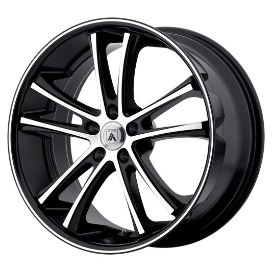 Asanti Black ABL-1 PEGASI MACHINED FACE BLACK LIP