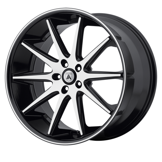 Asanti Black ABL-4 CAPELLA MACHINED FACE BLACK LIP