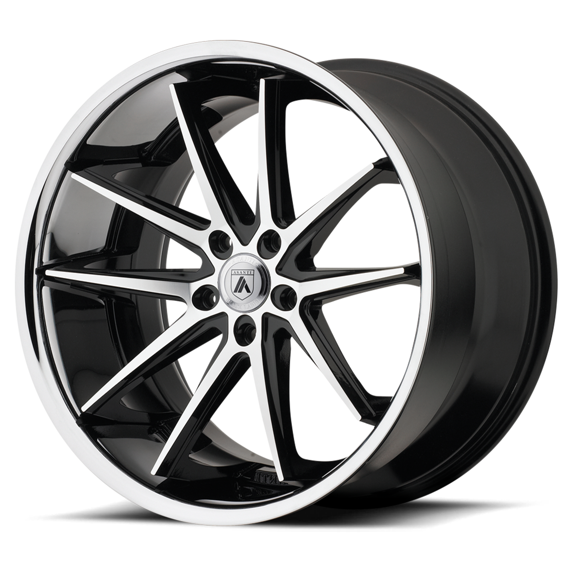 Asanti Black ABL-5 ALTAIR MACHINED FACE SS LIP