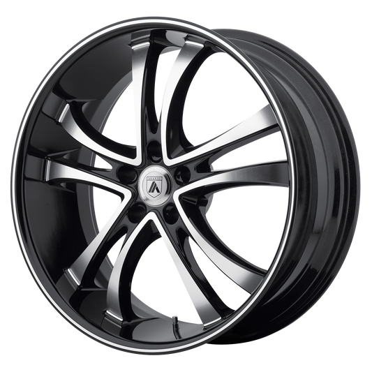 Asanti Black ABL-6 MACHINED FACE WITH BLACK LIP