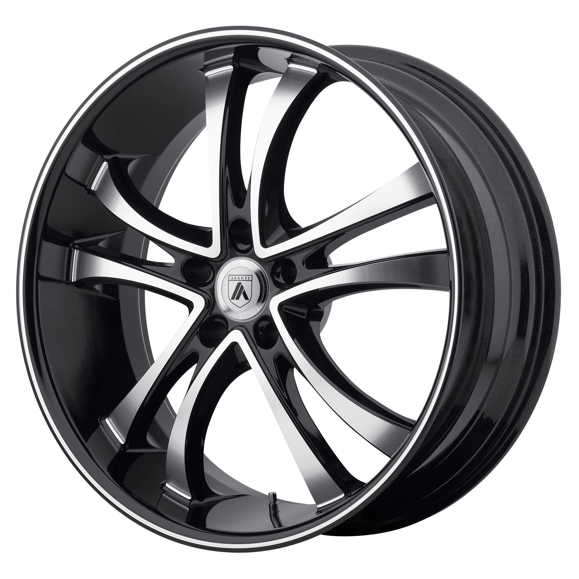 Asanti Black ABL-6 MACHINED FACE WITH BLACK LIP