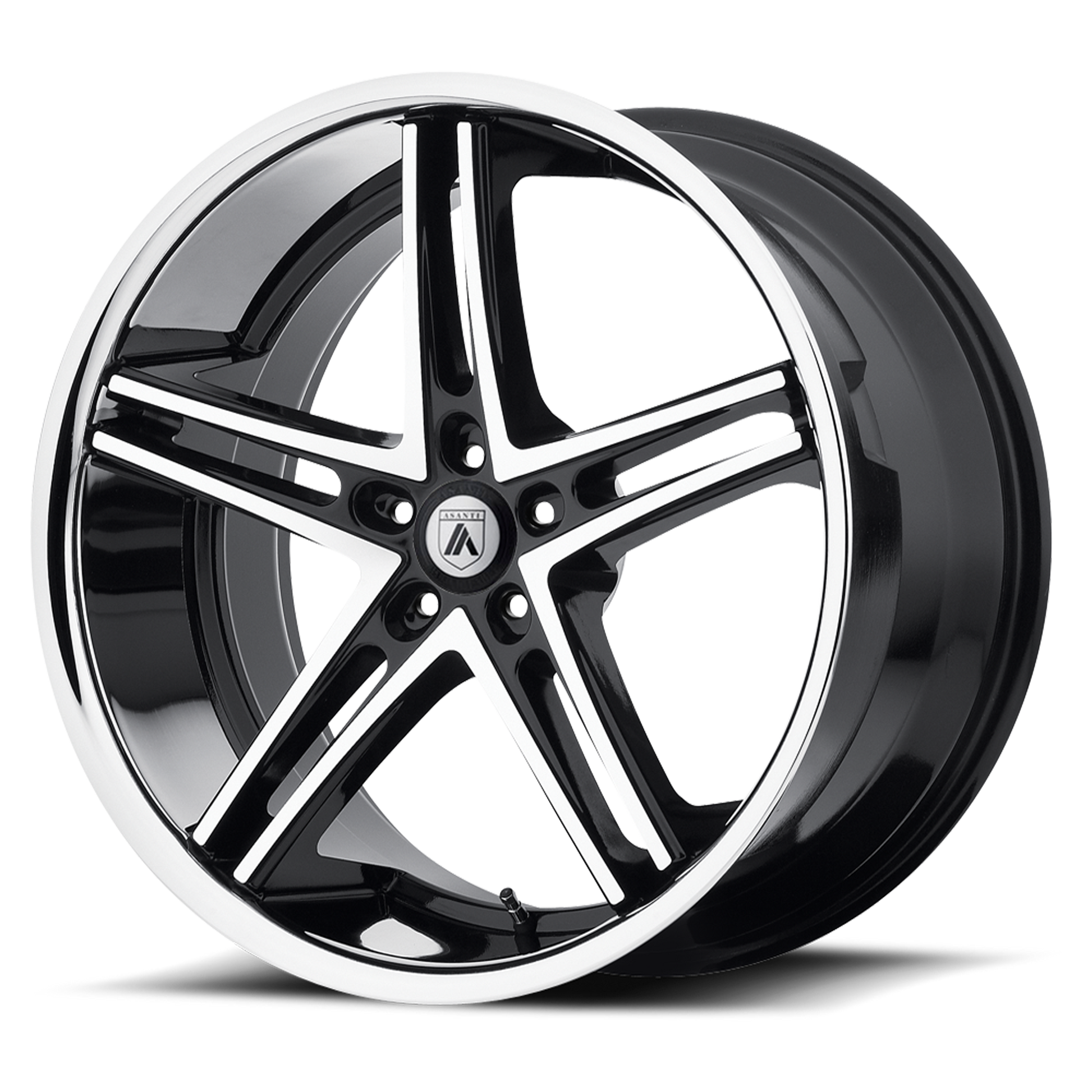 Asanti Black ABL-7 MACHINED FACE WITH SS LIP