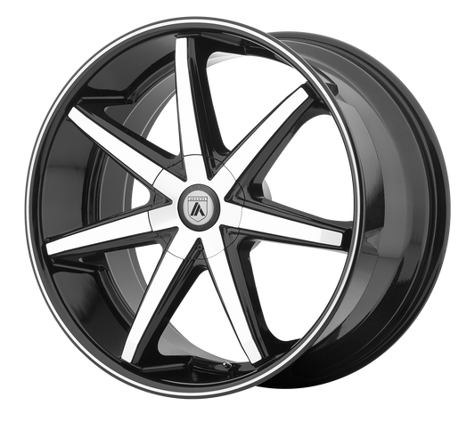 Asanti Black ABL-9 MACHINED FACE WITH BLACK LIP