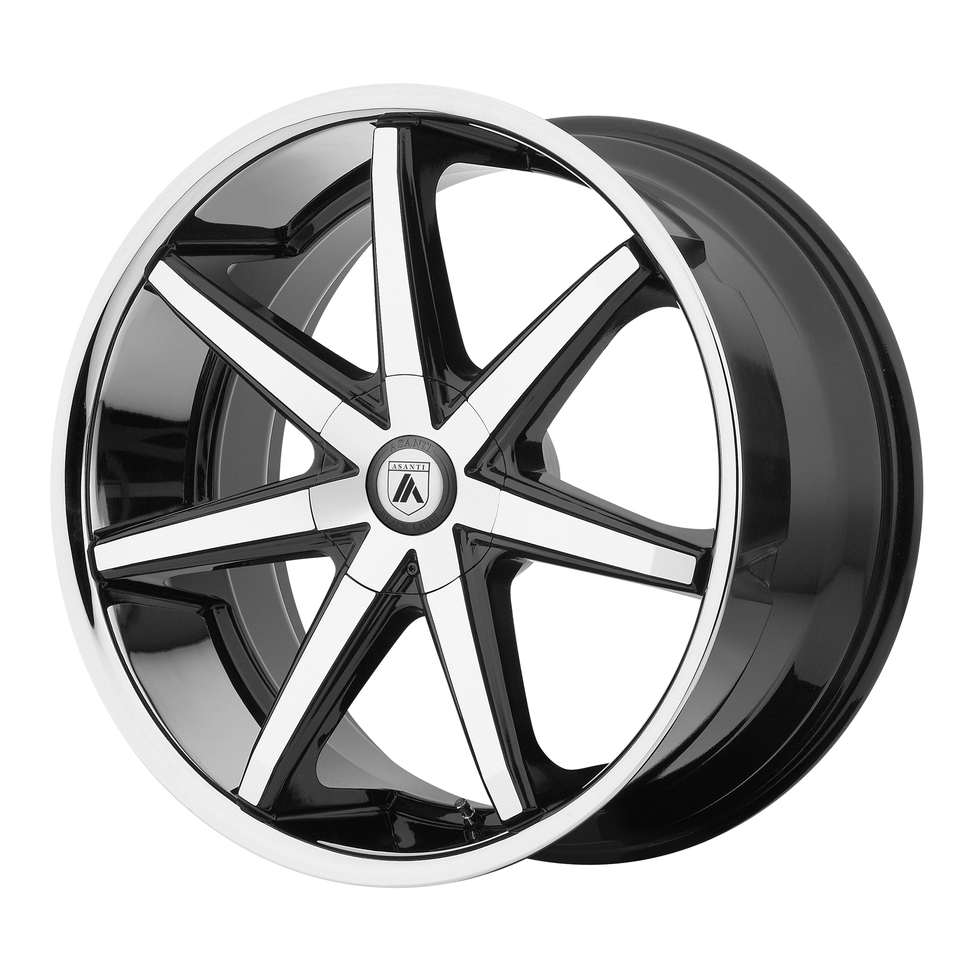 Asanti Black ABL-9 MACHINED FACE WITH SS LIP