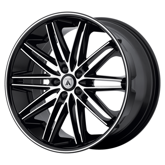 Asanti Black ABL-10 POLLUX MACHINED FACE BLACK LIP