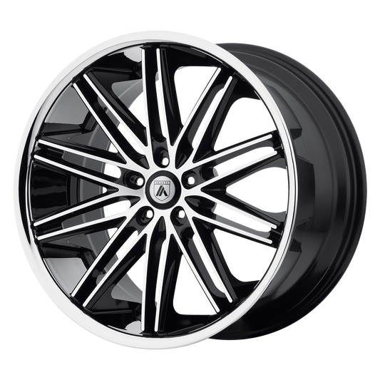 Asanti Black ABL-10 POLLUX MACHINED FACE SS LIP