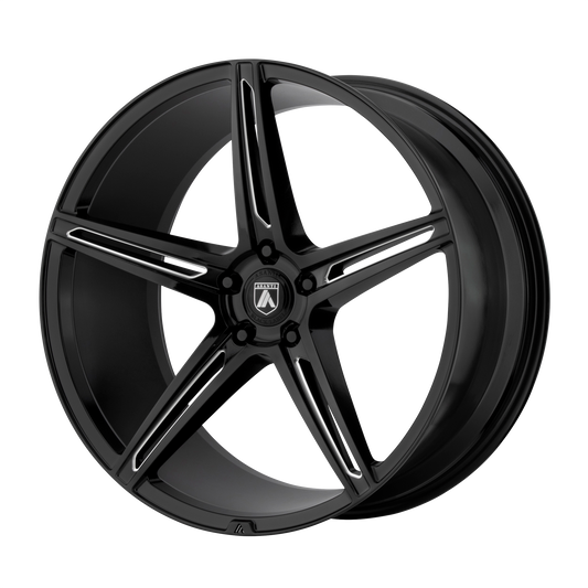 Asanti Black ABL-22 ALPHA 5 GLOSS BLACK MILLED