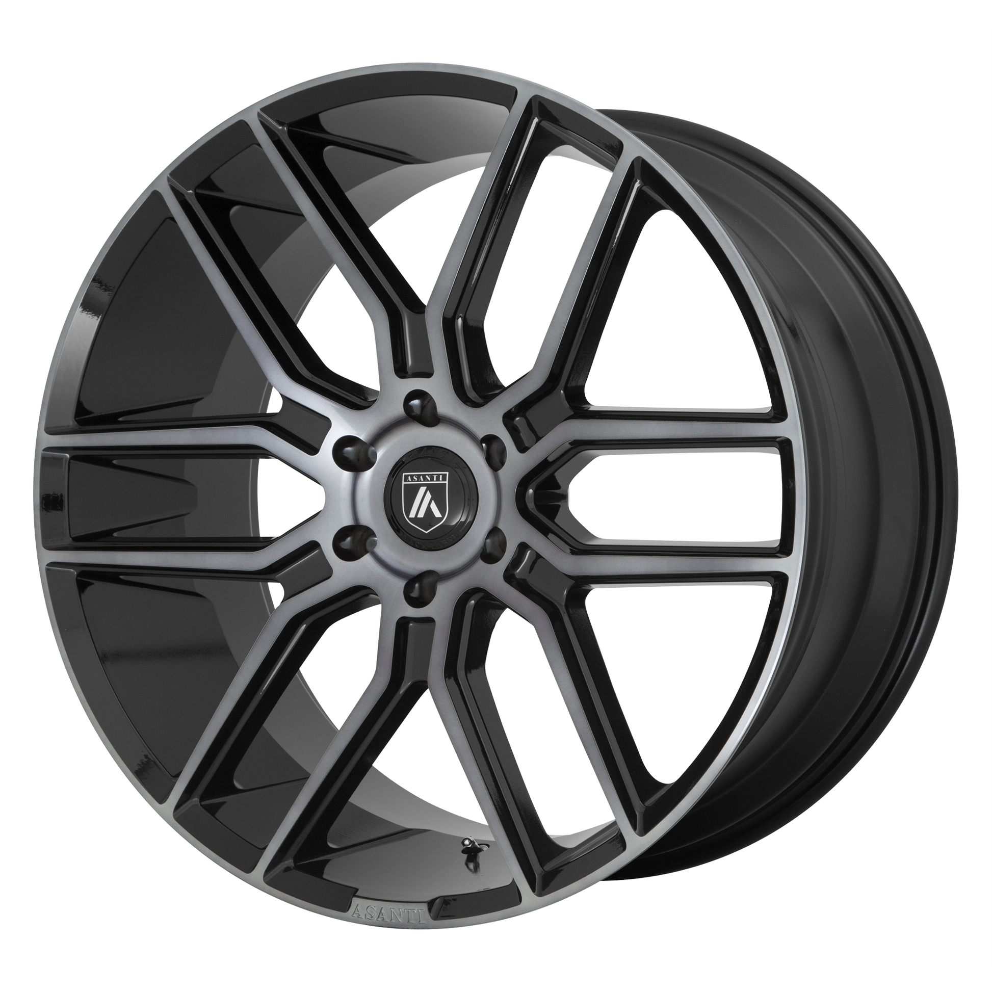 Asanti Black ABL-28 BARON GLOSS BLACK WITH GRAY TINT