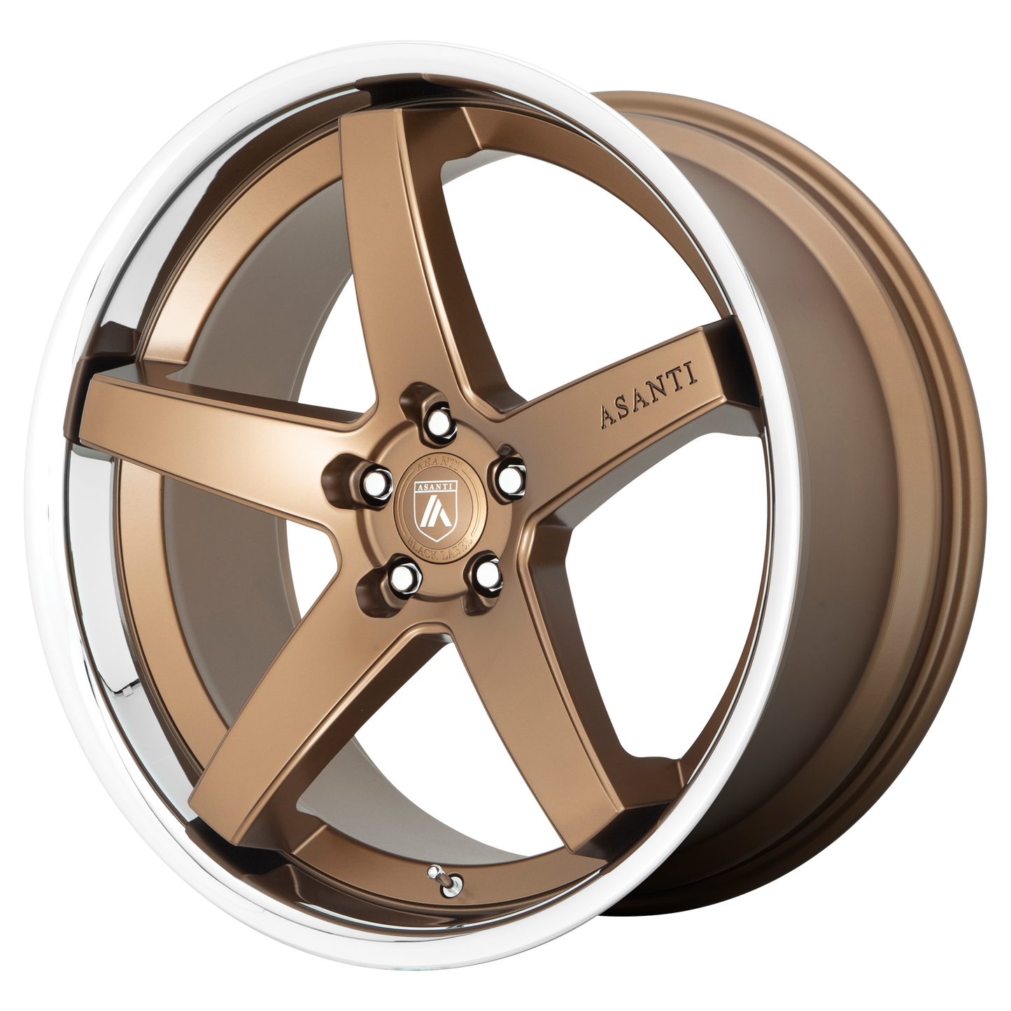 Asanti Black ABL31 REGAL SATIN BRONZE WITH CHROME LIP