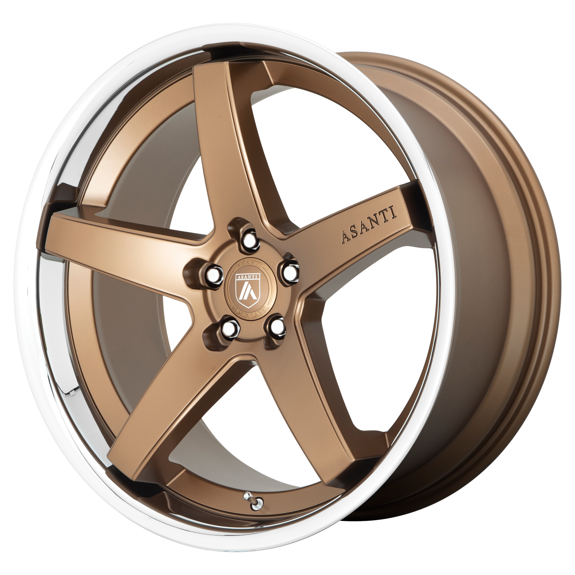 Asanti Black ABL31 REGAL SATIN BRONZE WITH CHROME LIP