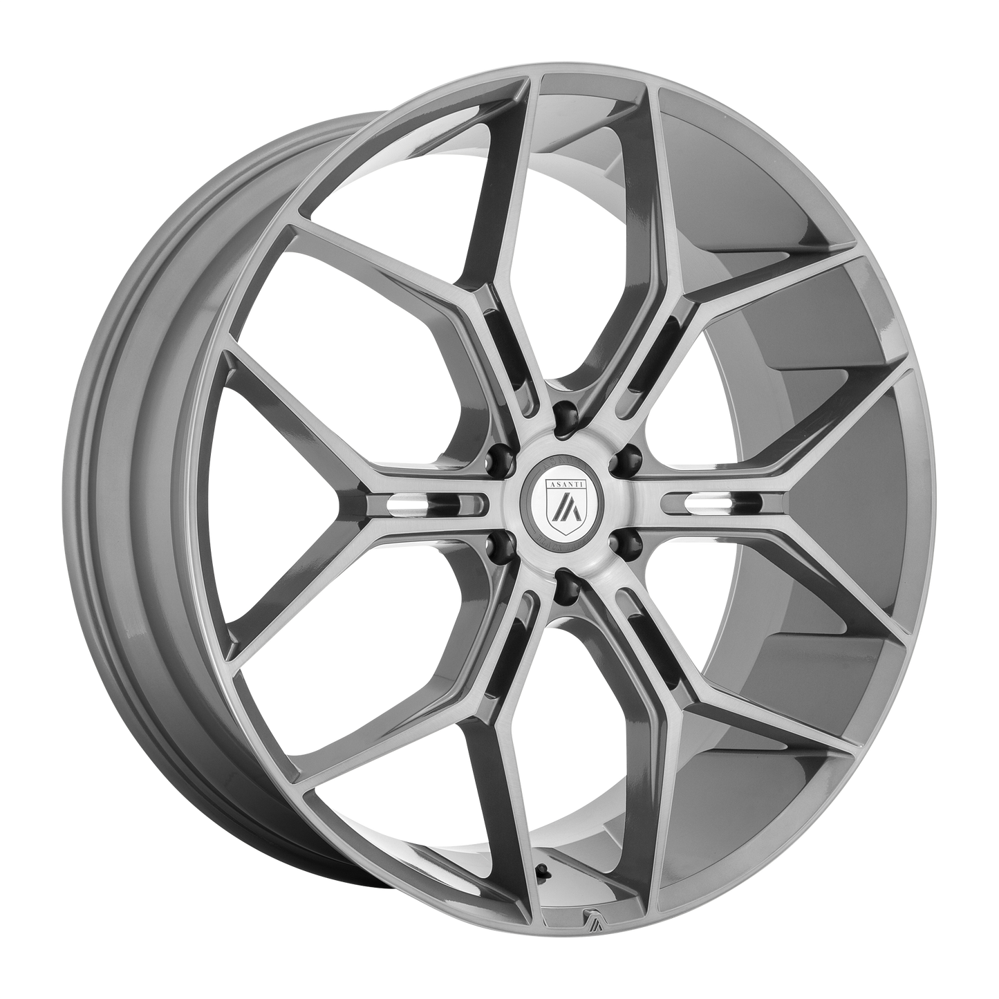Asanti Black ABL-38 MONARCH TRUCK TITANIUM BRUSHED