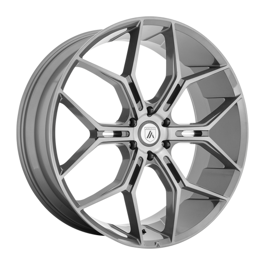 Asanti Black ABL-38 MONARCH TRUCK TITANIUM BRUSHED