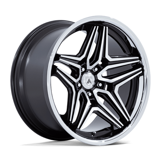 Asanti Black AB046 DUKE GLOSS BLACK MACHINED