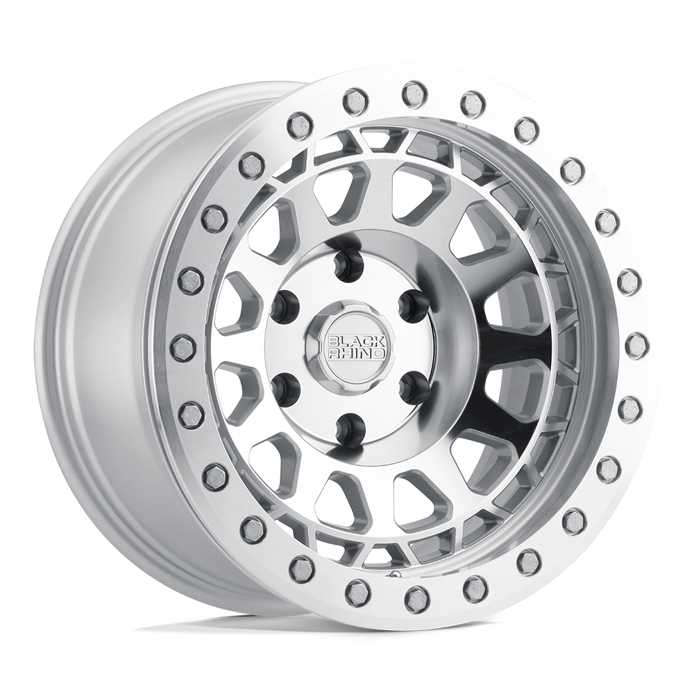 Black Rhino Hard Alloys PRIMM BEADLOCK SILVER WITH MIRROR FACE & MACHINED RING