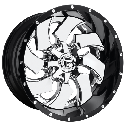 Fuel D240 CLEAVER CHROME PLATED GLOSS BLACK LIP