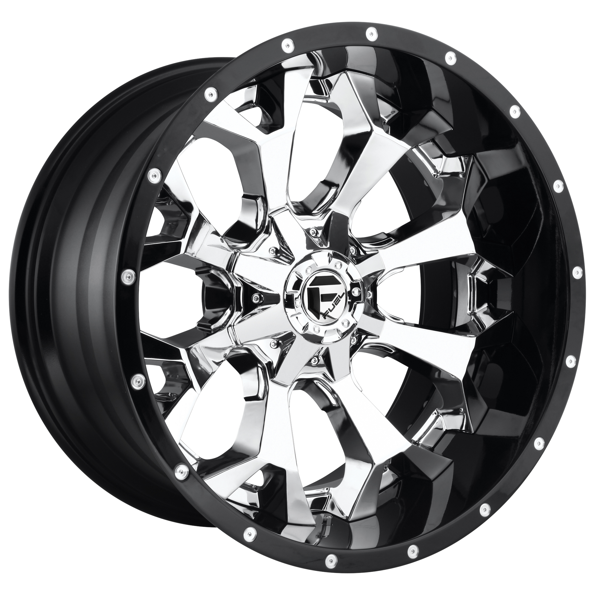 Fuel D246 ASSAULT CHROME PLATED GLOSS BLACK LIP