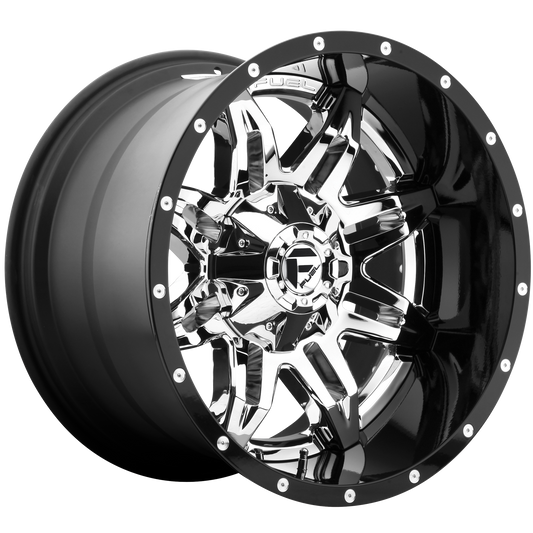 Fuel D266 LETHAL CHROME PLATED GLOSS BLACK LIP