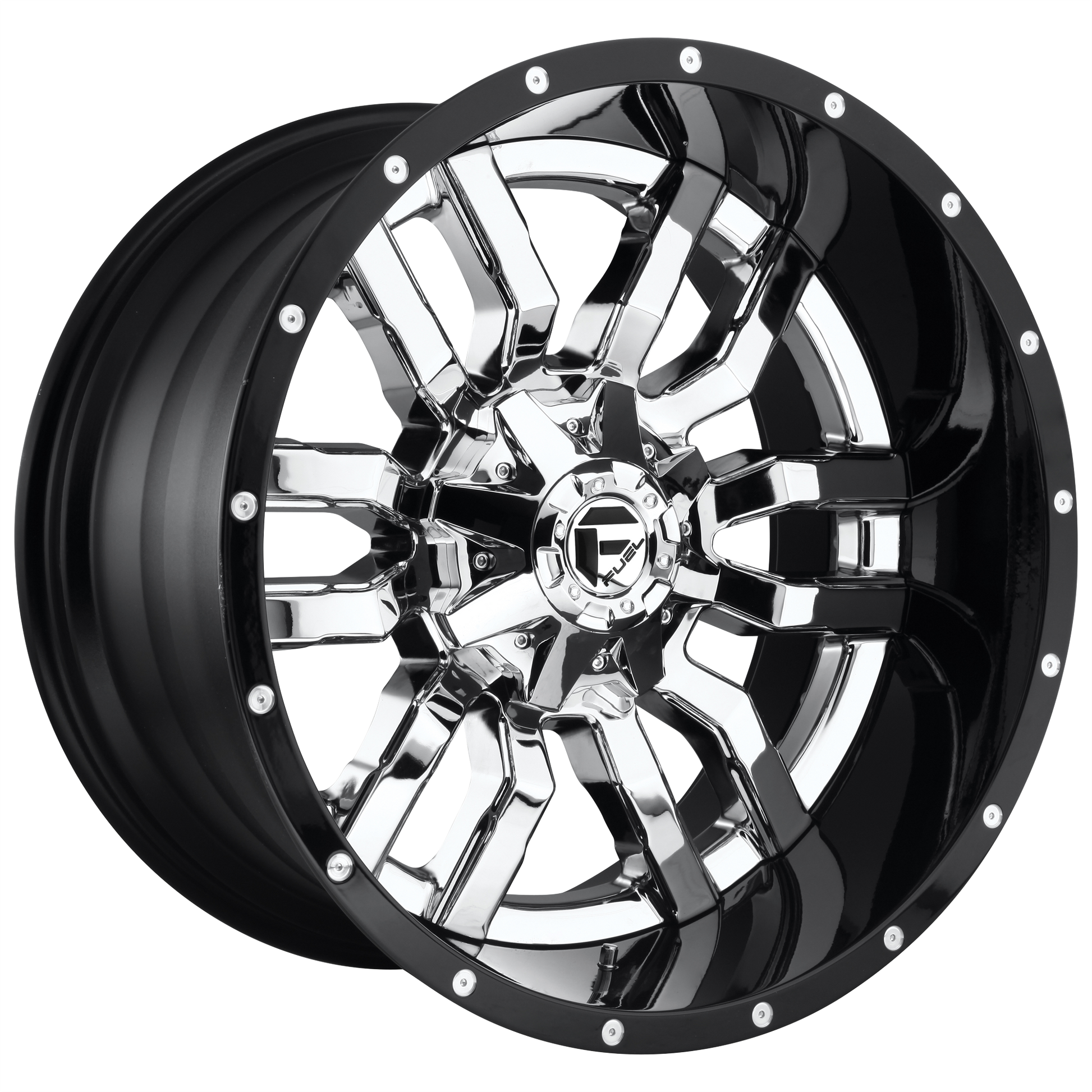 Fuel D270 SLEDGE CHROME PLATED GLOSS BLACK LIP