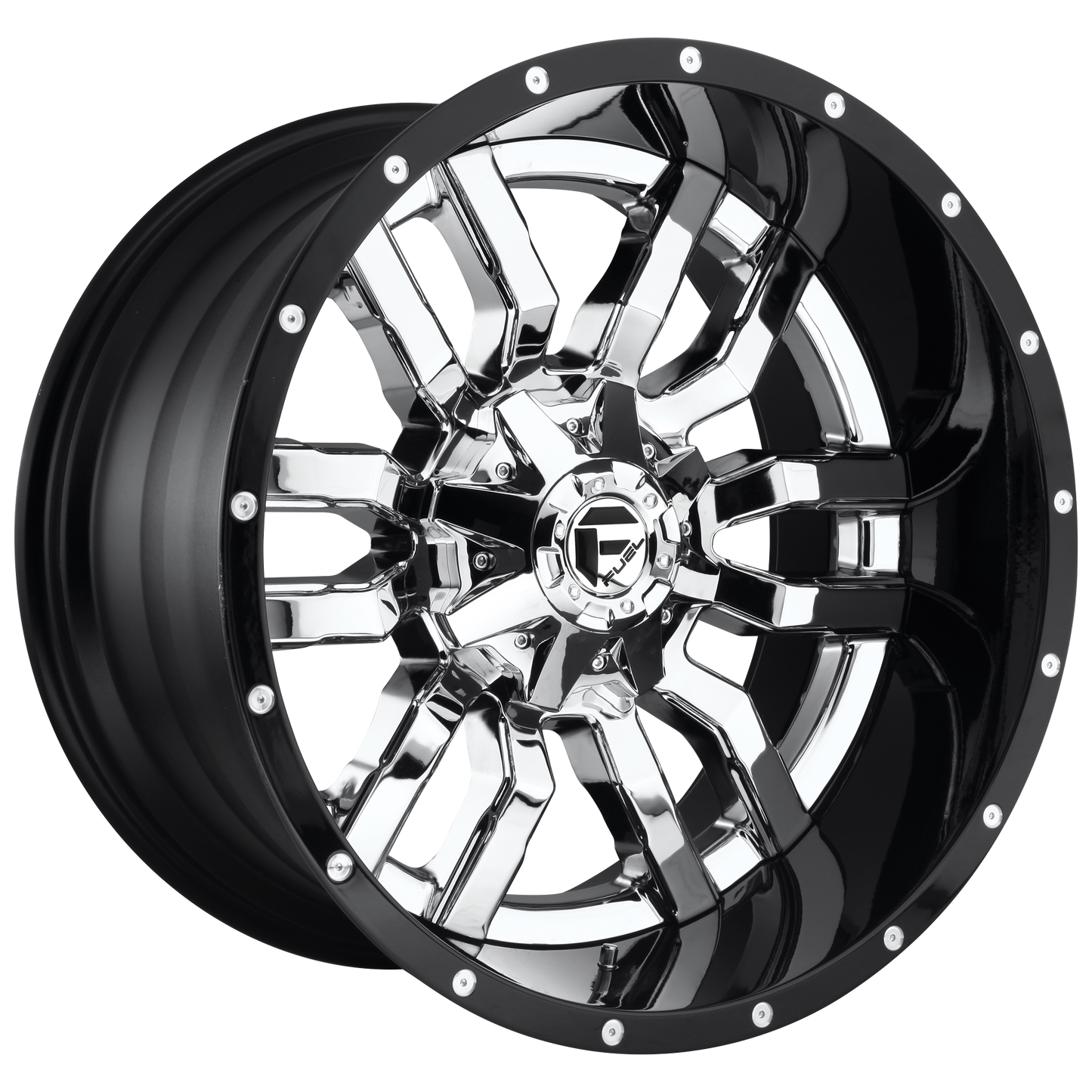 Fuel D270 SLEDGE CHROME PLATED GLOSS BLACK LIP