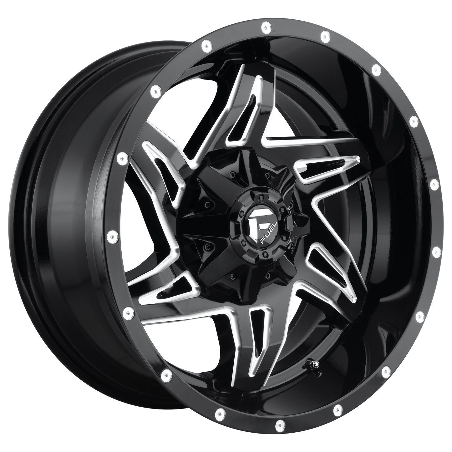 Fuel D613 ROCKER GLOSS BLACK MILLED