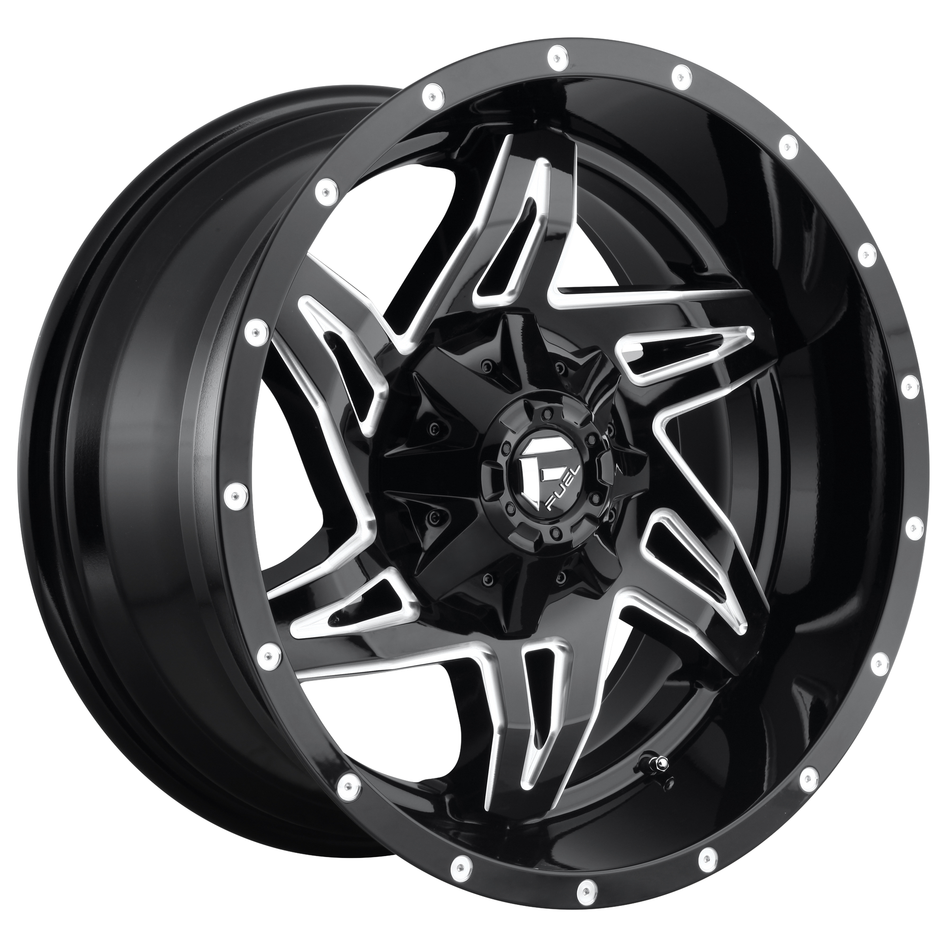 Fuel D613 ROCKER GLOSS BLACK MILLED