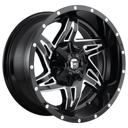 Fuel D613 ROCKER GLOSS BLACK MILLED