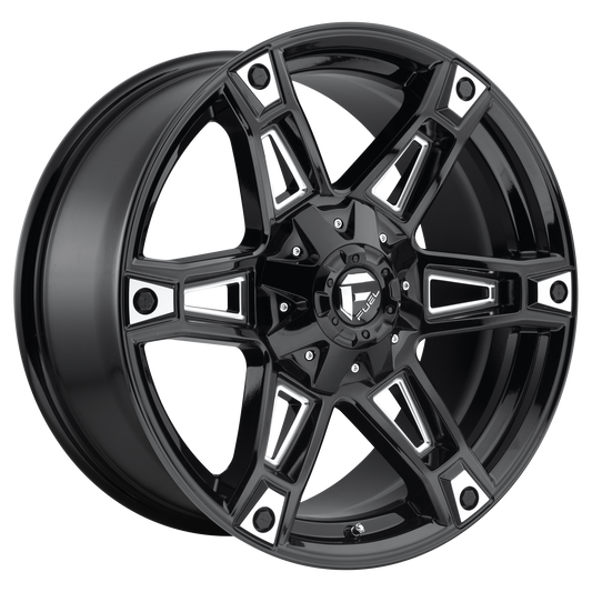 Fuel D622 DAKAR GLOSS BLACK MILLED