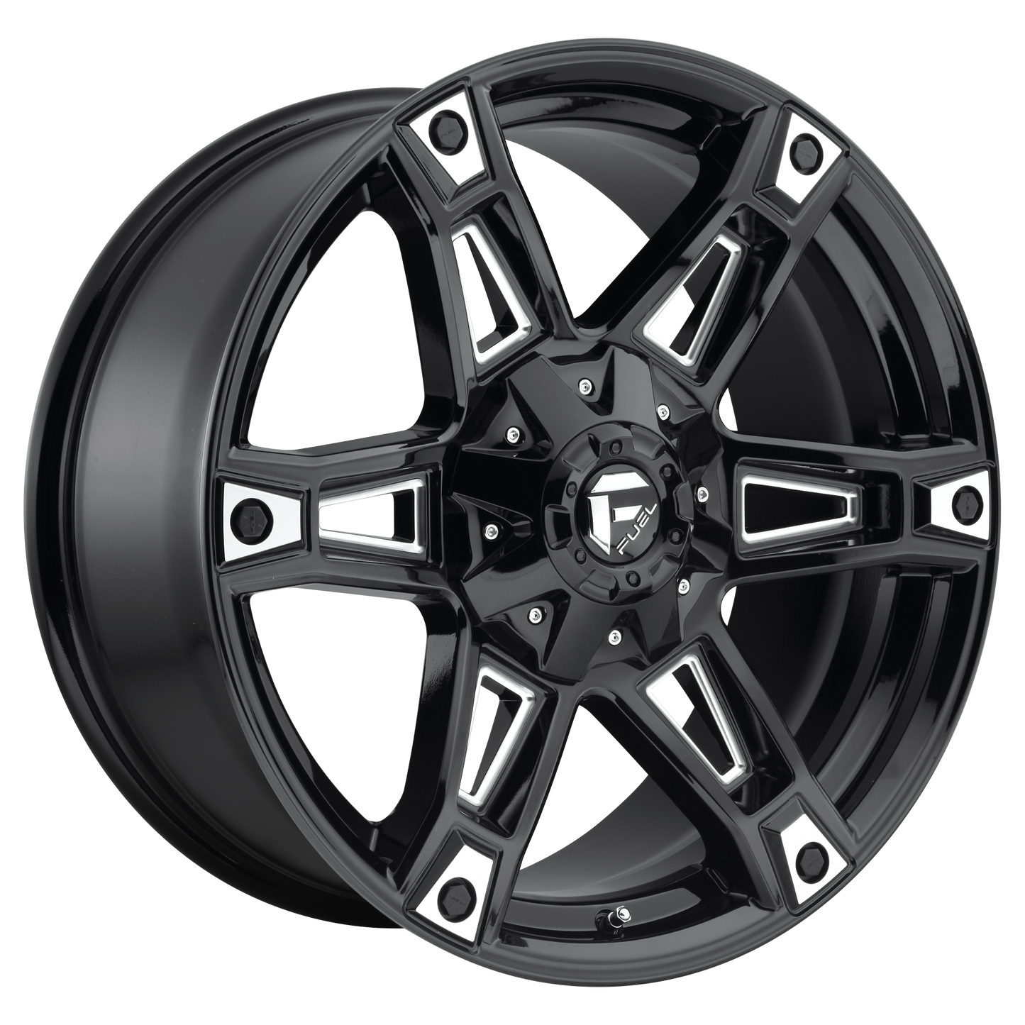 Fuel D622 DAKAR GLOSS BLACK MILLED