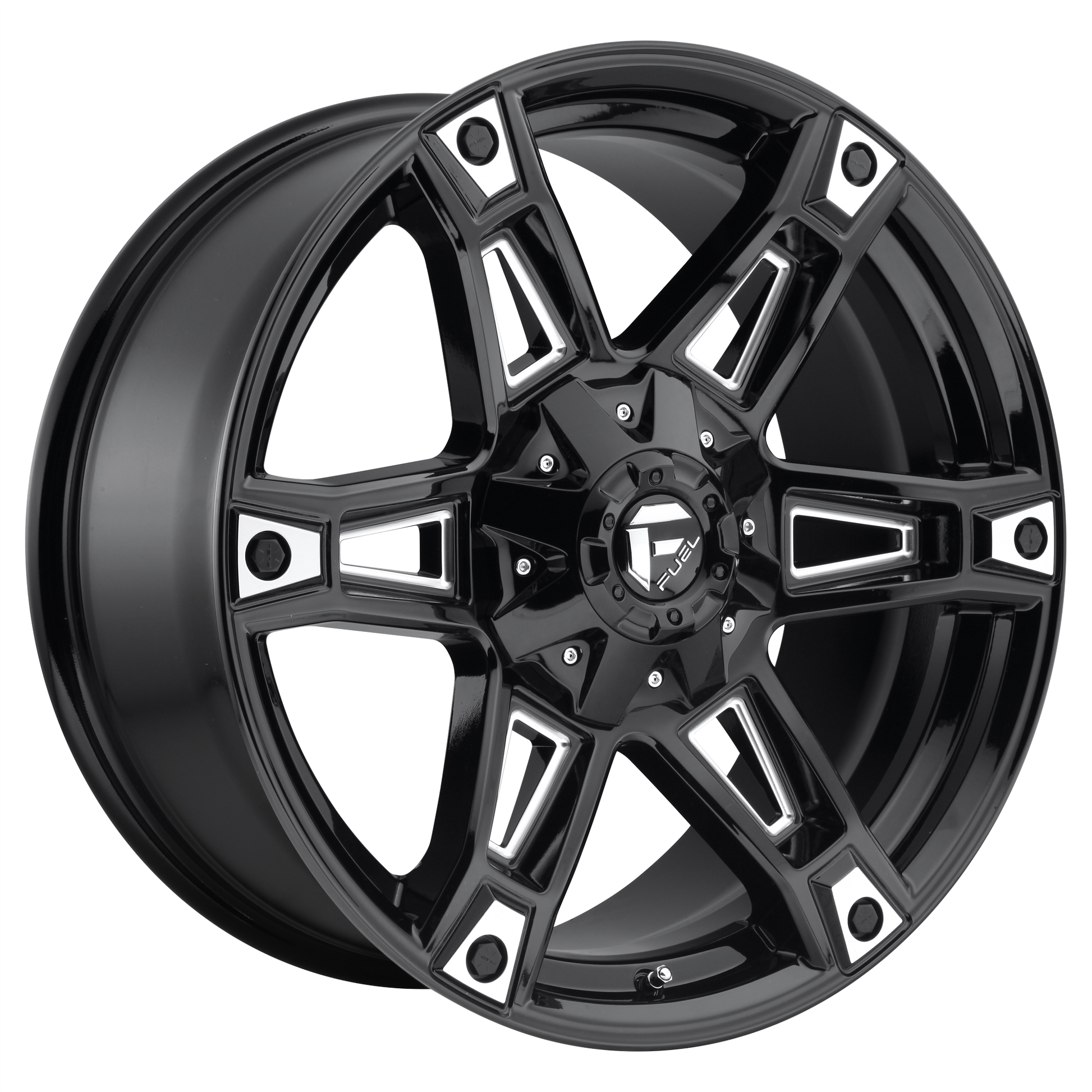 Fuel D622 DAKAR GLOSS BLACK MILLED