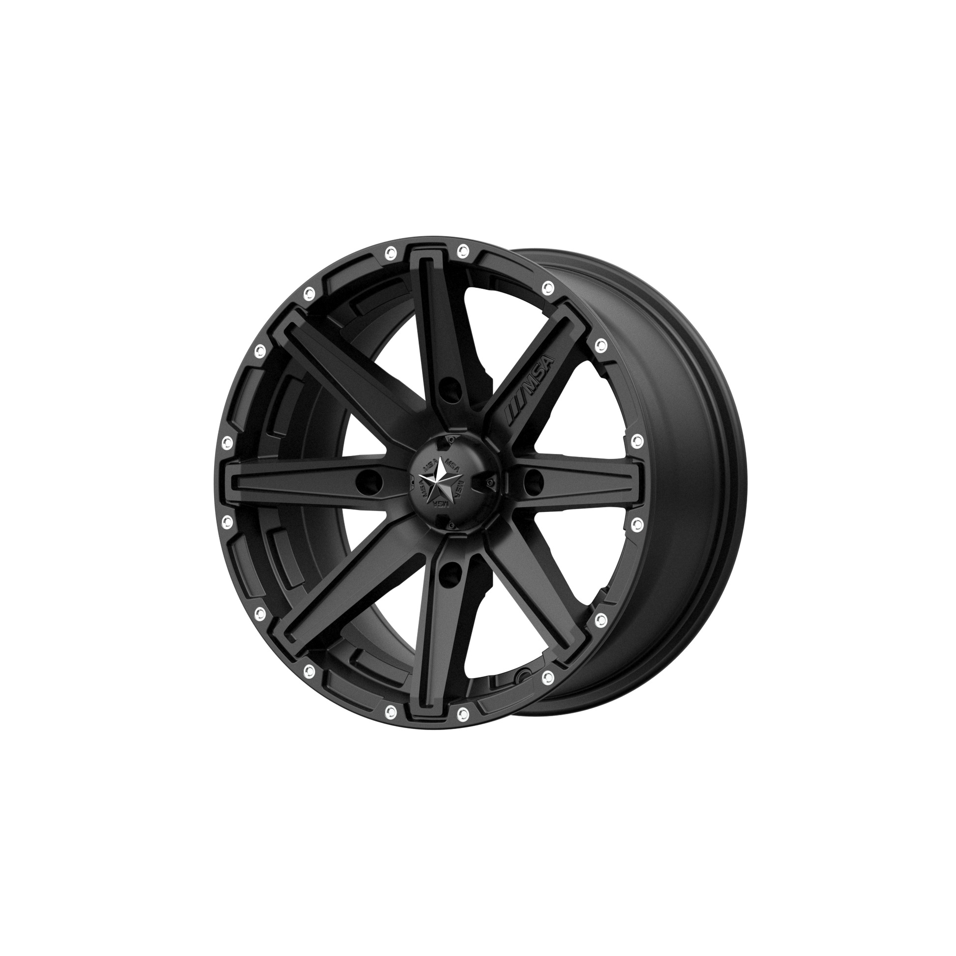 MSA Offroad Wheels M33 CLUTCH SATIN BLACK
