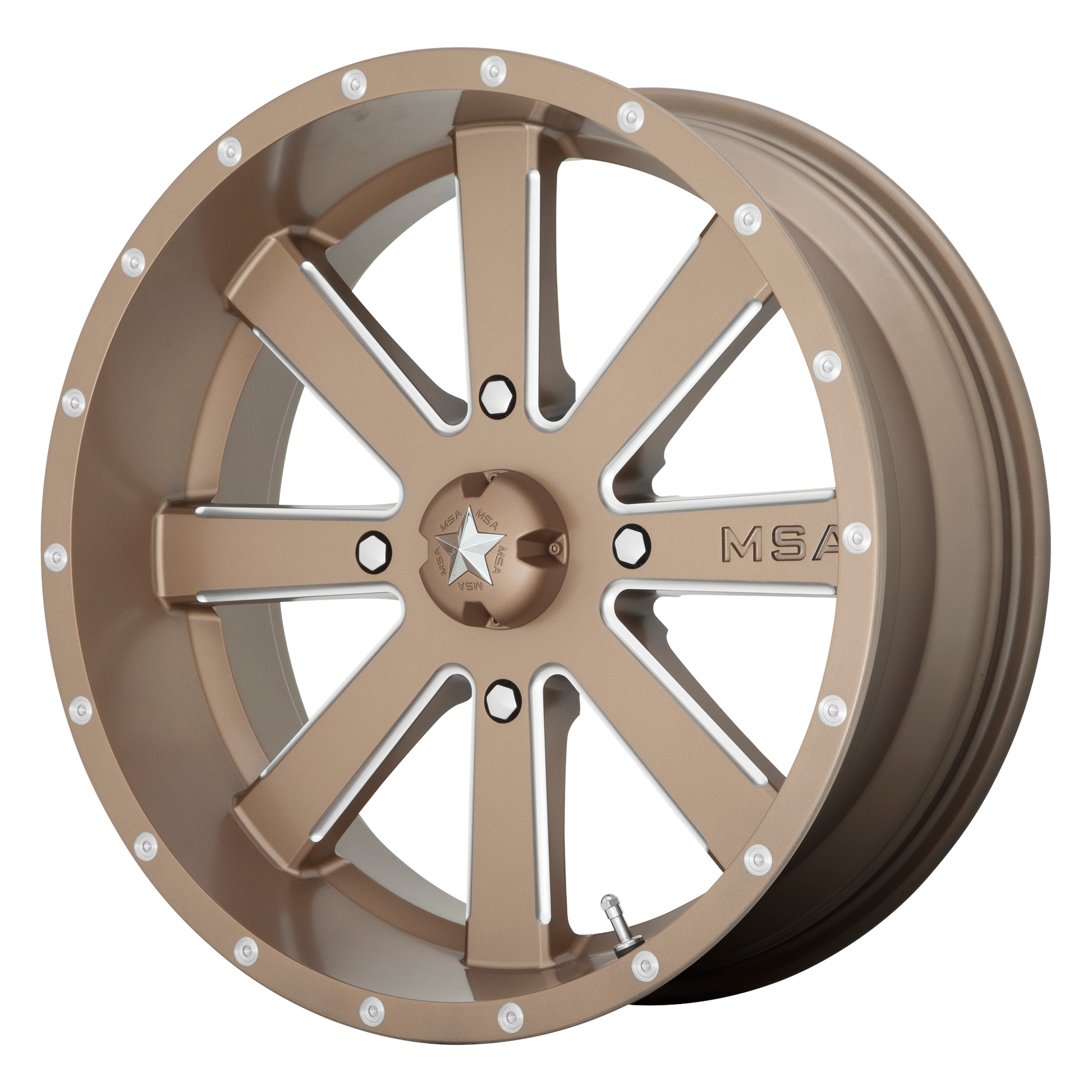 MSA Offroad Wheels M34 FLASH BRONZE MILLED