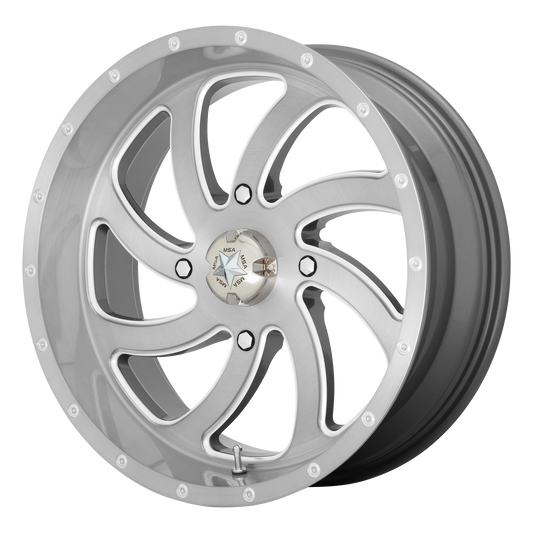MSA Offroad Wheels M36 SWITCH BRUSHED TITANIUM