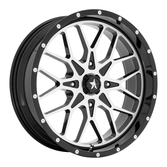 MSA Offroad Wheels M45 PORTAL GLOSS BLACK MACHINED