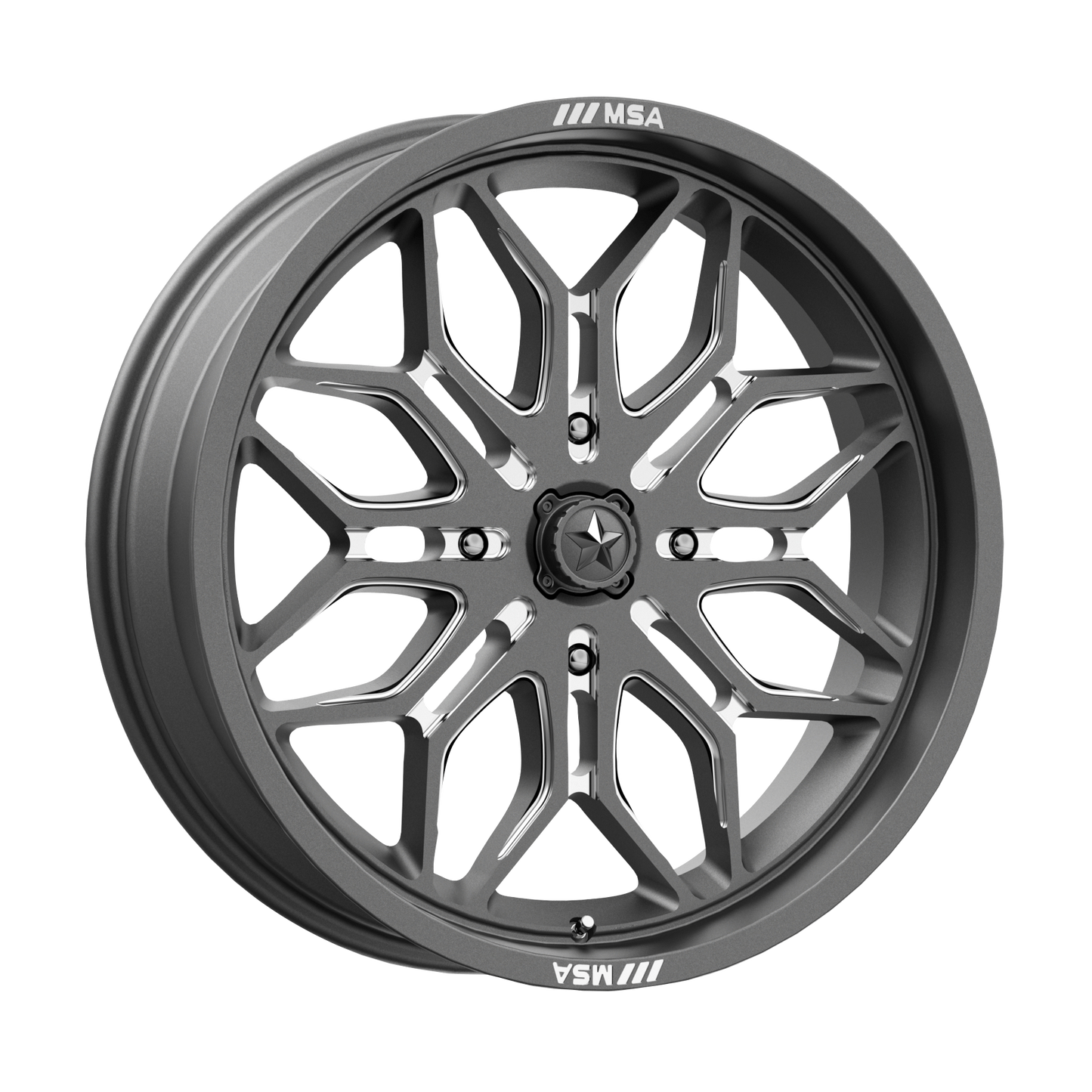 MSA Offroad Wheels M47 SNIPER GUNMETAL MILLED