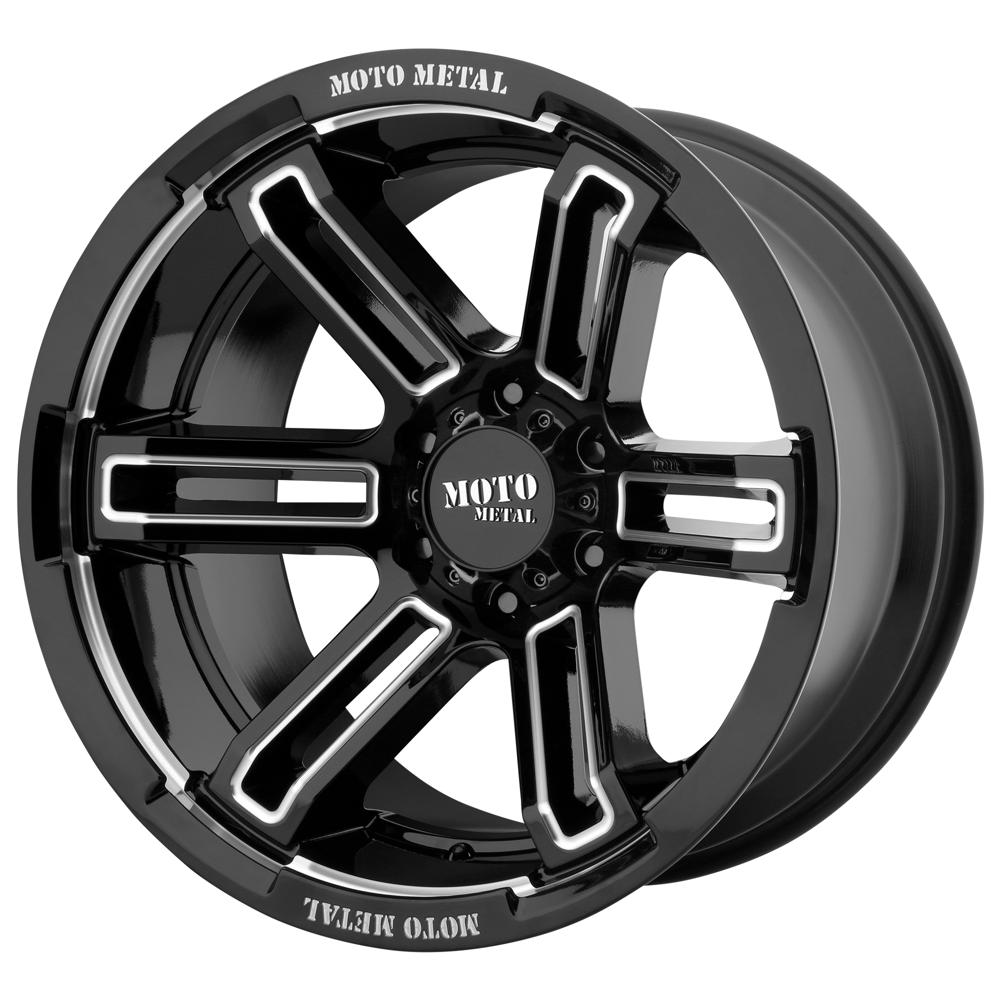 Moto Metal MO991 RUKUS GLOSS BLACK MILLED