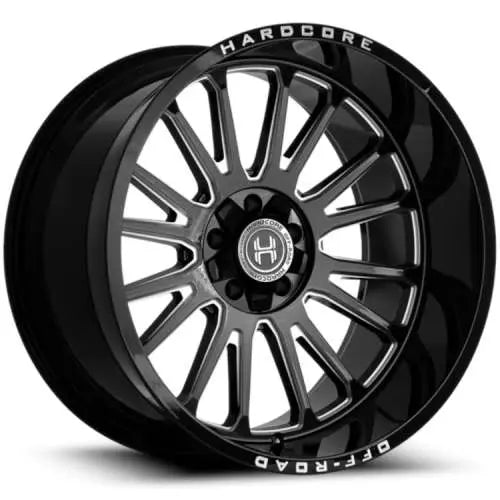 HARDCORE WHEELS TRUTH GLOSS BLACK MILLED