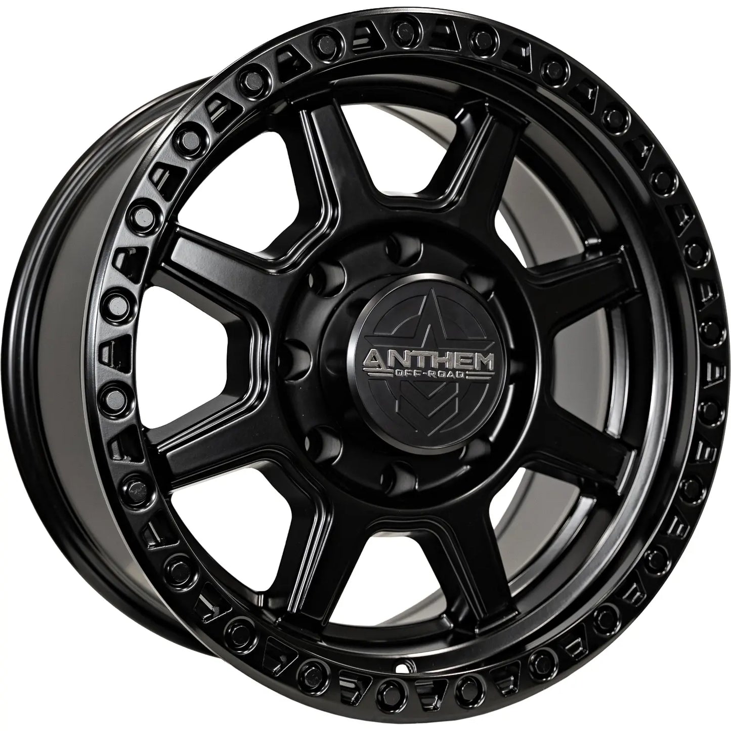 ANTHEM OFFROAD HELO 20X10 6X135 -18 87.1 SATIN BLACK