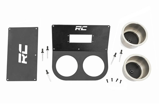 Rough Country Cup Holder | MLC-8 Mount | Honda Pioneer 1000