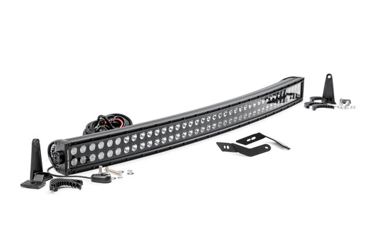 Rough Country LED Light Kit | Front Mount | 40" Black Dual Row | Honda Talon 1000