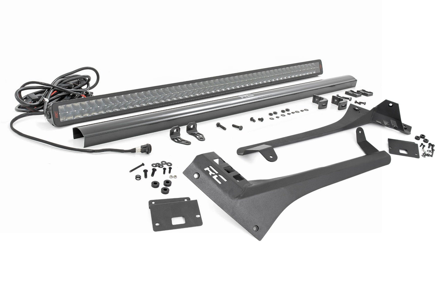 Rough Country LED Light Kit | Windshield | 50" Spectrum Dual Row | Jeep Gladiator JT/Wrangler JL (18-26)