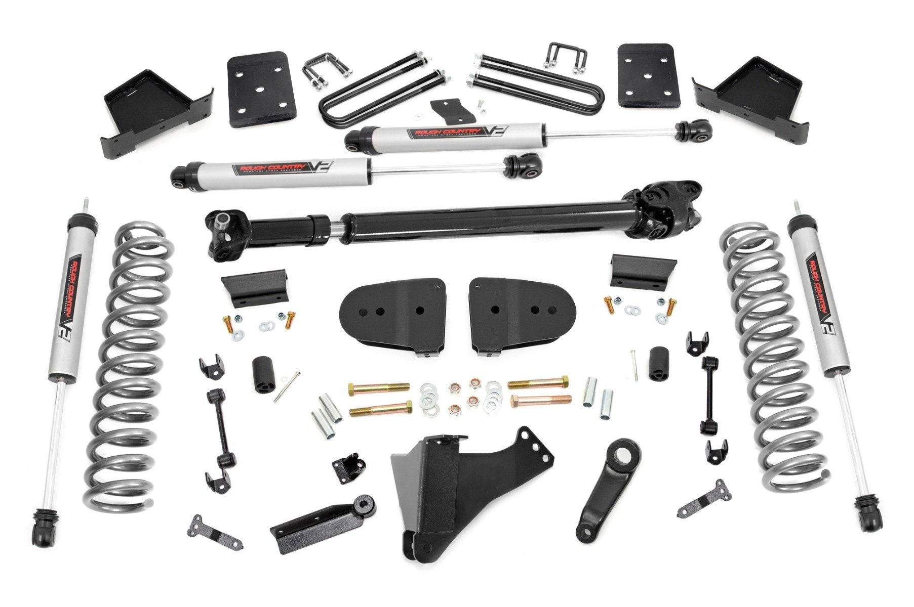 Rough Country 6 Inch Lift Kit | OVLDS | D/S | V2 | Ford F-250/F-350 Super Duty 4WD (23-25)