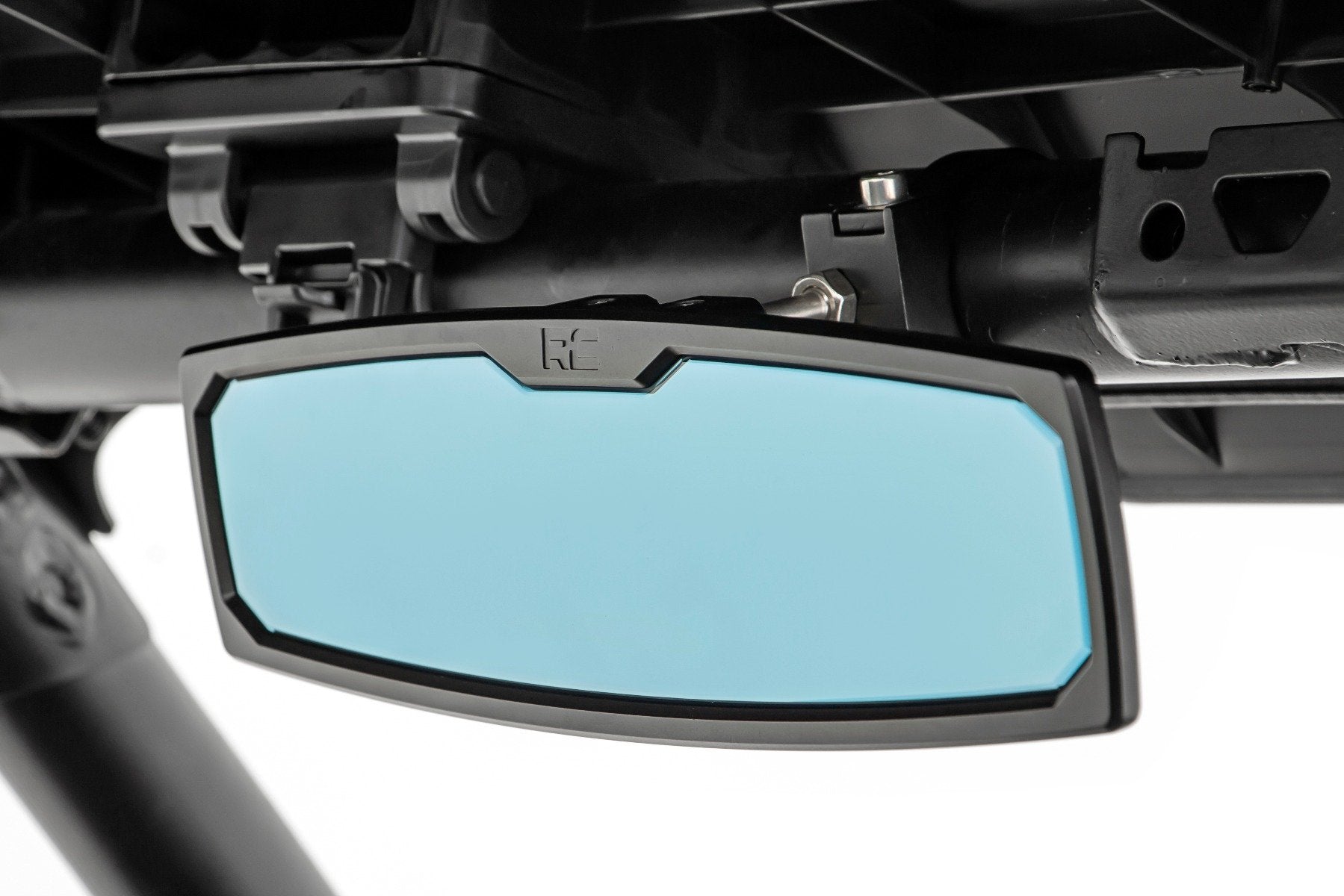 Rough Country UTV Aluminum Rear View Mirror | Dome Light| 12" | 1.75-2" Mount