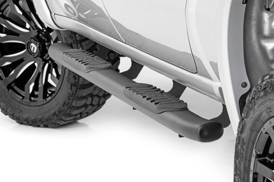Rough Country Oval Nerf Step | Crew Cab | Chevy/GMC 1500/2500HD/3500HD (19-26)