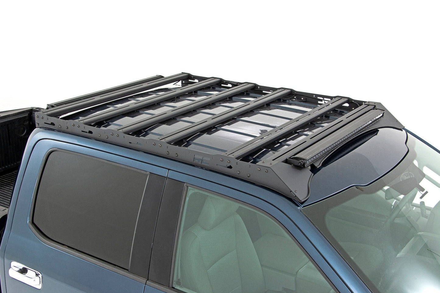 Rough Country Roof Rack | FR 40 Inch Single Row BLK LED | Ford F-150 2WD/4WD (2015-2018)
