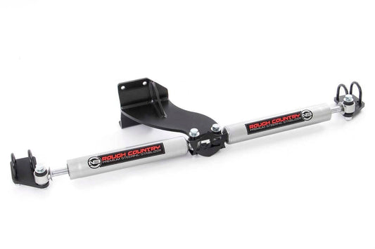 Rough Country N3 Steering Stabilizer | Dual | 2.5-8 Inch Lift | Ram 2500 (14-26)/3500 (13-26)