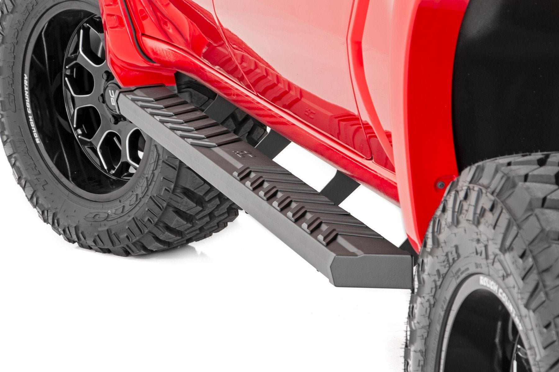 Rough Country BA2 Running Board | Side Step Bars | Chevy/GMC 1500/2500HD/3500HD (19-26)